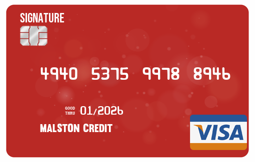 Marston Momentum Visa credit card
